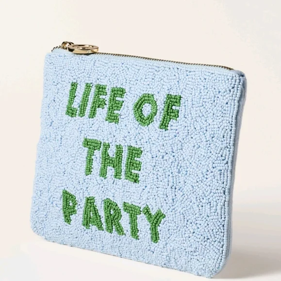 kate spade new york x Target Life of the Party BeadedClutch - Blue/Green - Picture 3 of 6